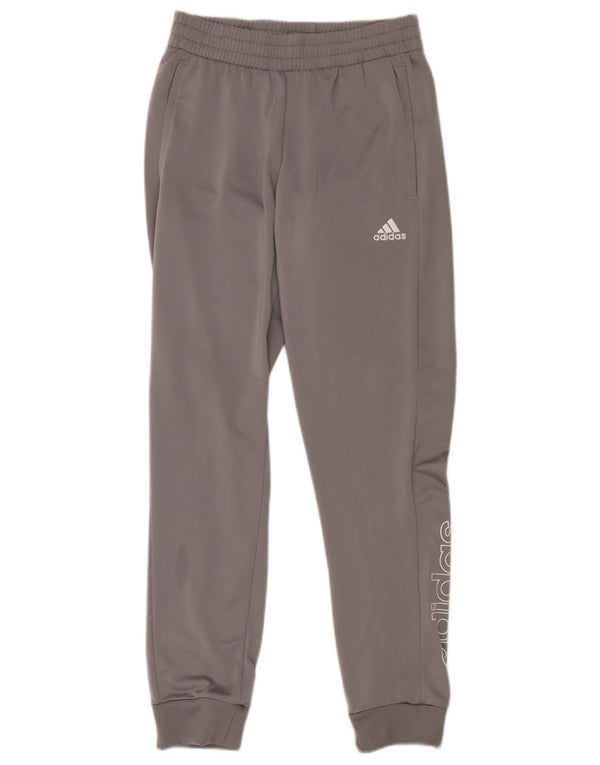 Pantaloni da tuta grafica da uomo Adidas Joggers piccoli in poliestere grigio