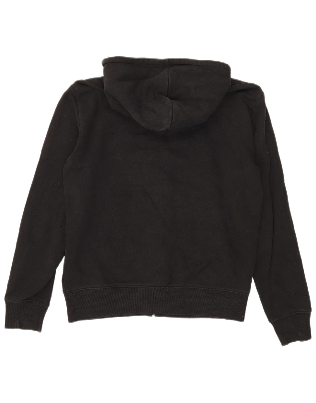 Maglione con cappuccio e zip da uomo Marks & Spencer in cotone nero medio