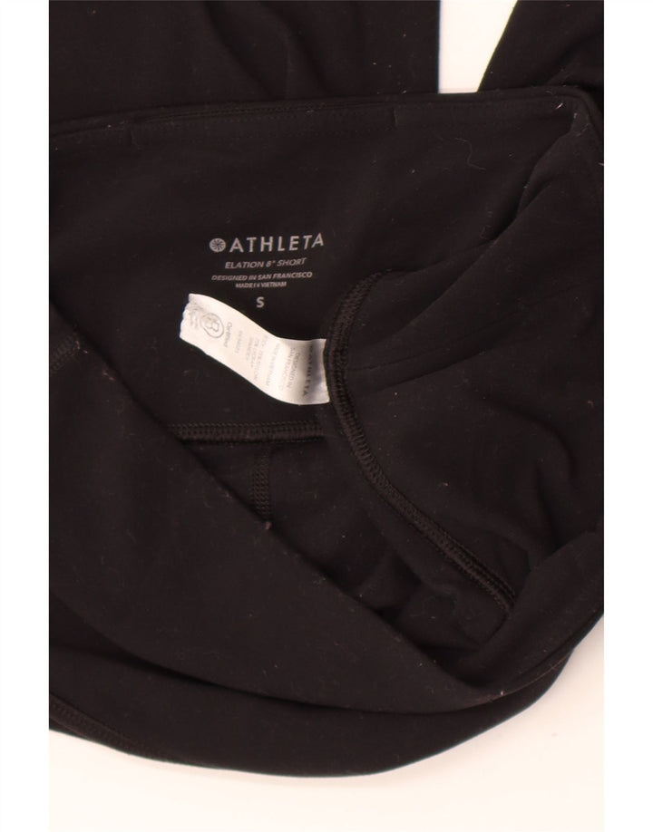 Pantaloncini sportivi da donna Athleta UK 8 piccoli in nylon nero