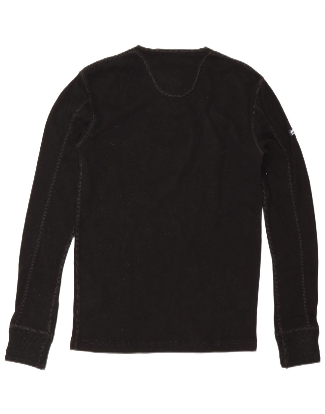 Top da uomo a manica lunga Superdry Small nero