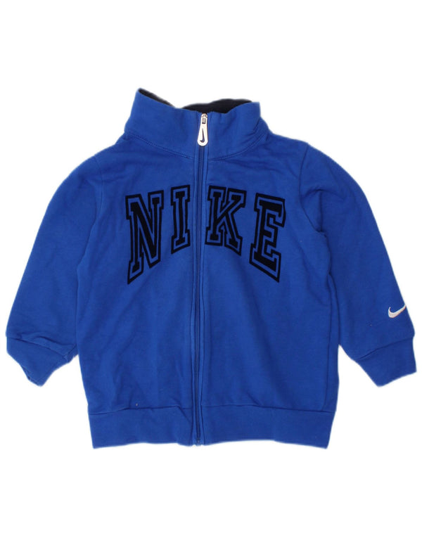 Giacca superiore della tuta grafica NIKE da bambino 9-12 mesi in poliestere blu