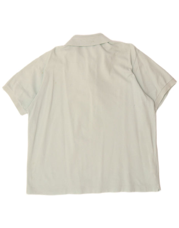 Polo da uomo Lacoste vestibilità classica taglia 6 XL cotone blu