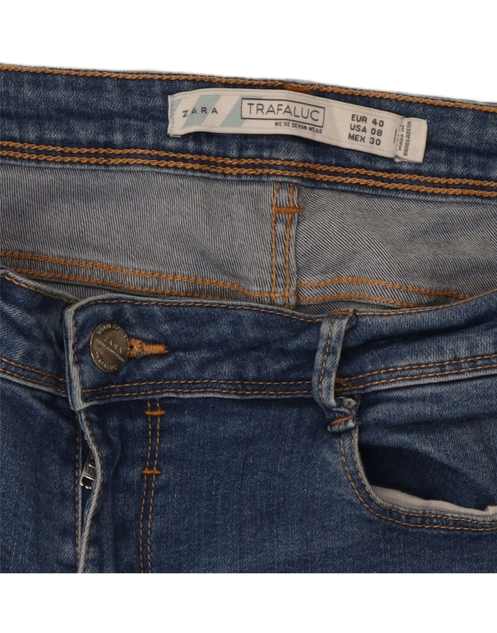 Jeans skinny da donna Zara EU 40 medi W30 L31 Blu