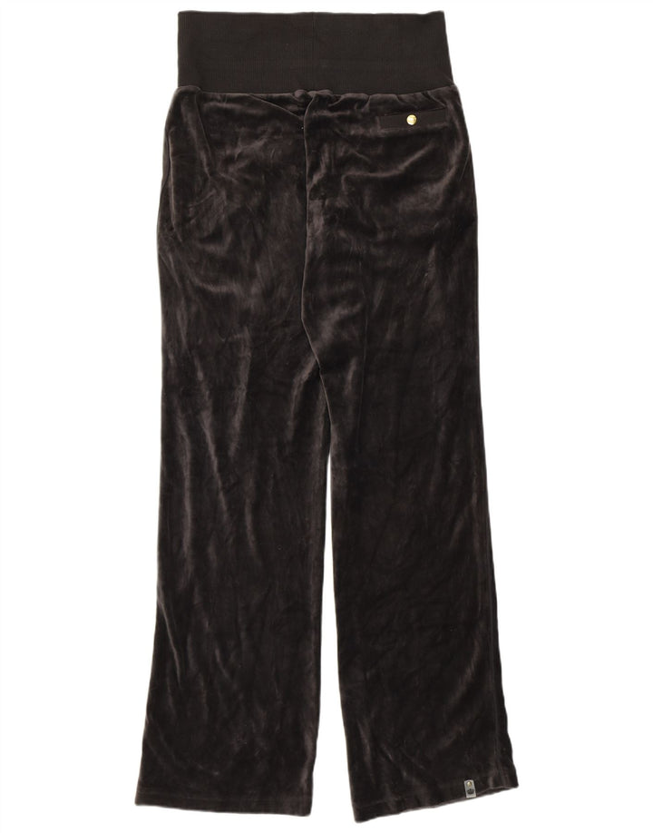 Pantaloni da tuta in velluto da donna Adidas UK 14 Large Grey Cotton