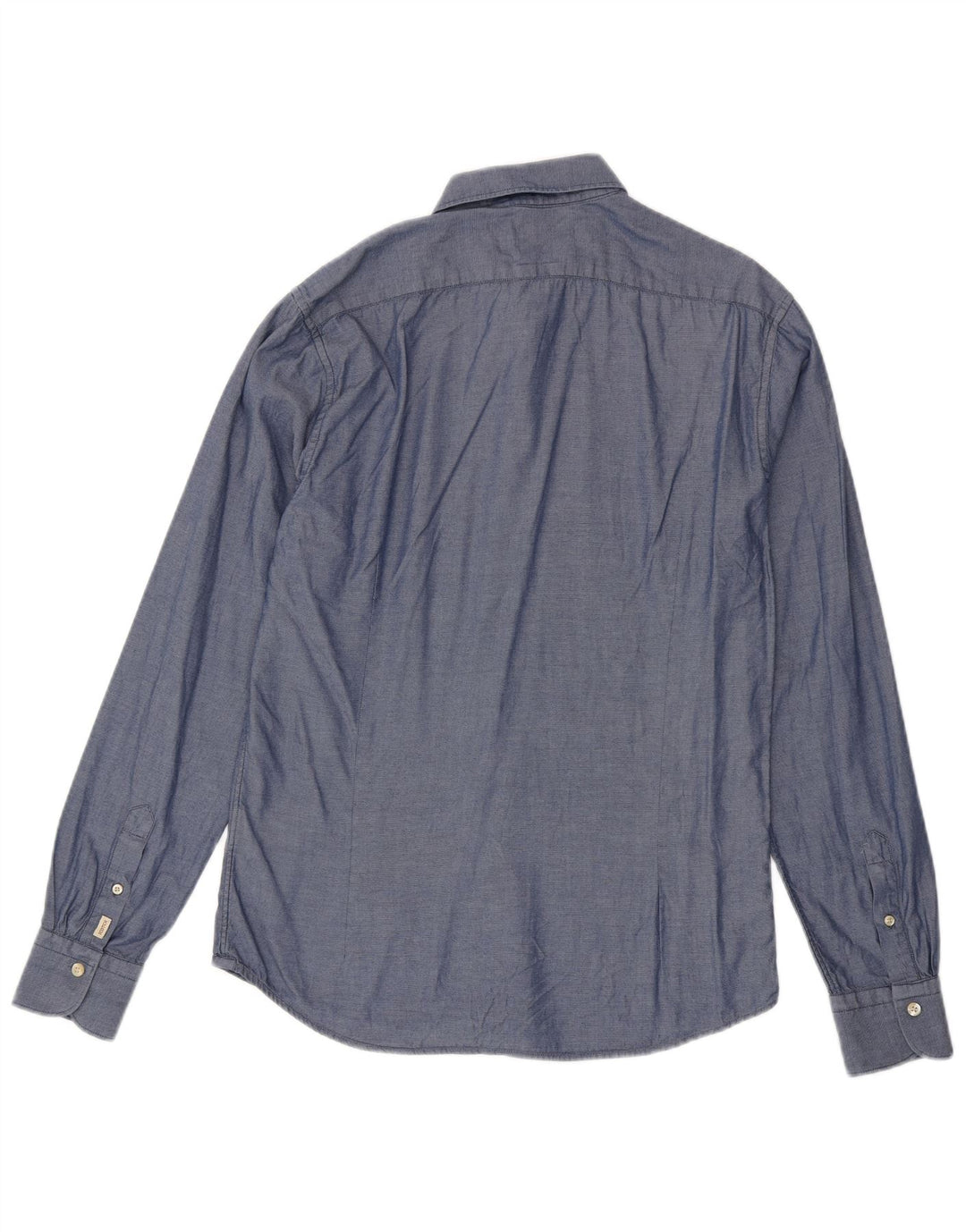 Camicia da uomo Scotch & Soda in cotone blu medio