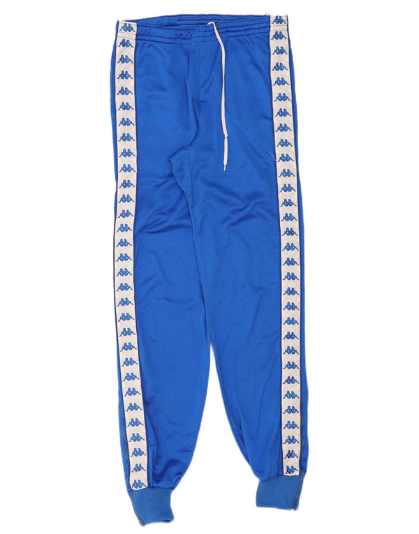 Pantaloni da tuta con grafica Kappa da uomo Joggers IT 46 Small Blu Colourblock