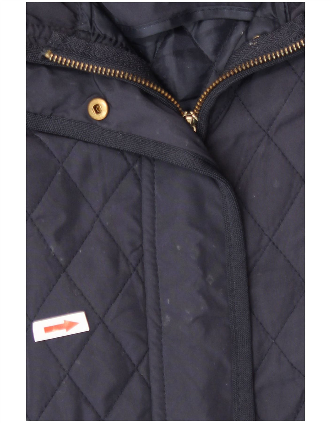 Giacca trapuntata da donna Zara UK 16 grande blu navy