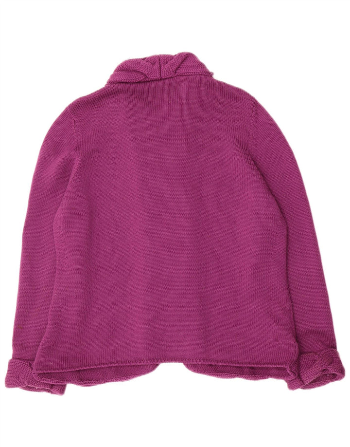Luisa Spagnoli Maglia Cardigan Donna XL Viola Lana