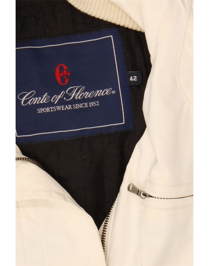Giacca Utility Donna Conte of Florence IT 42 Nylon Bianco Medio