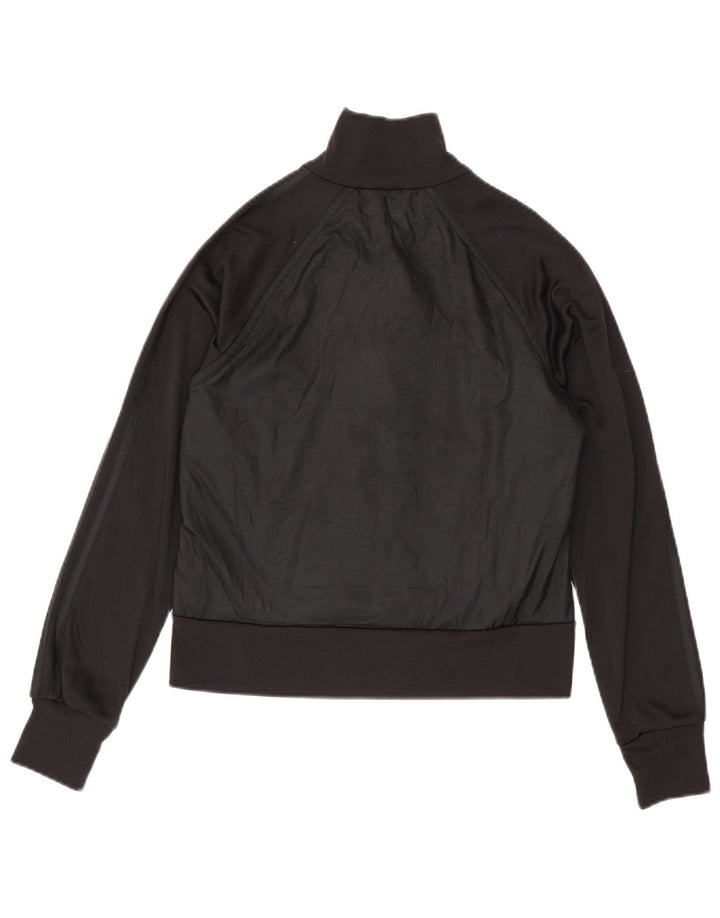 Giacca da tuta da donna Adidas UK 14 Medium Nero Poliammide