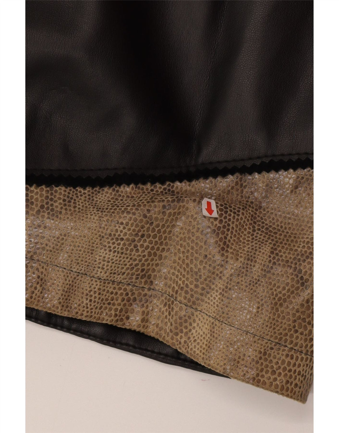 Giacca in pelle da donna Linea EU 46/48 2XL Pelle color block nera