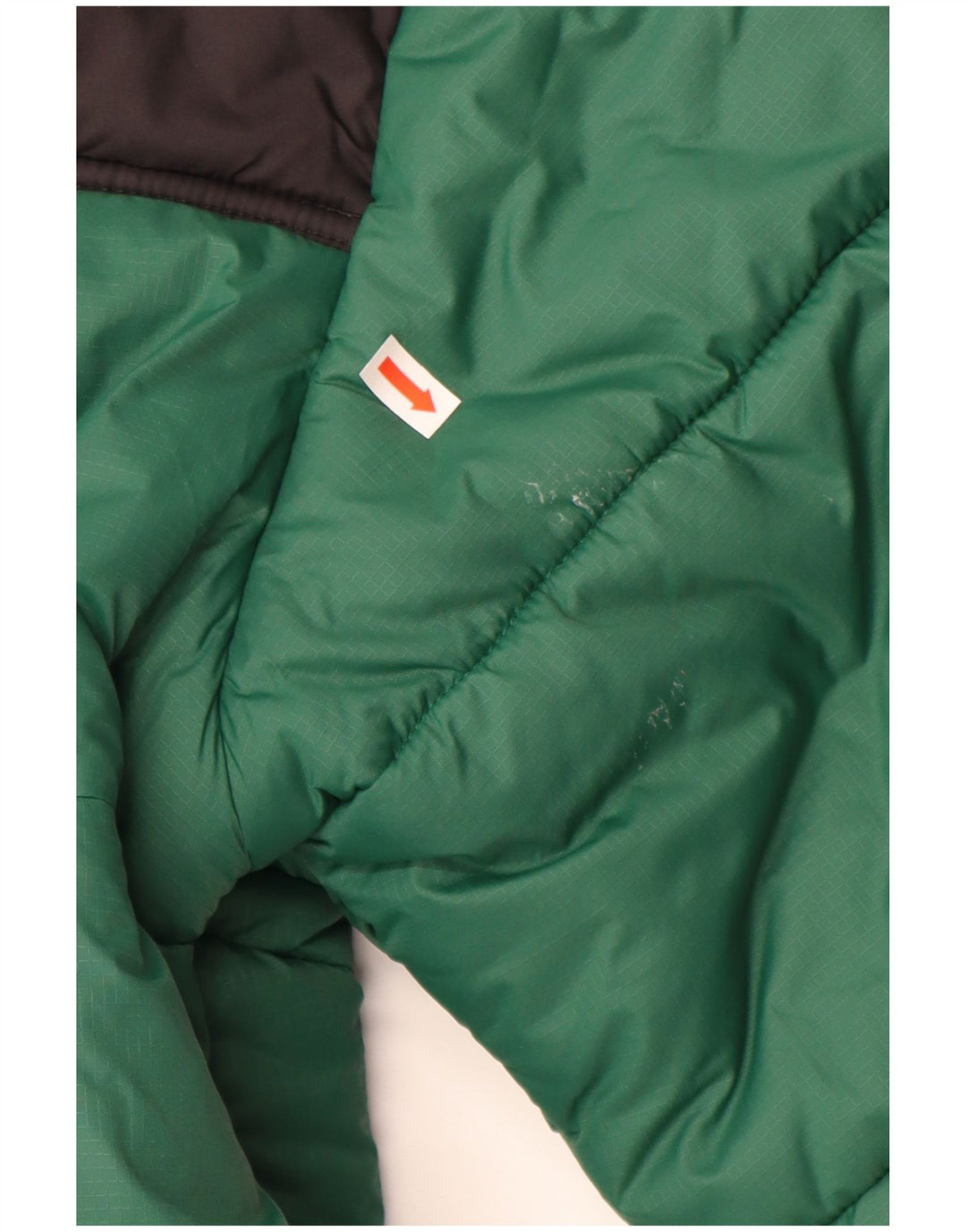 THE NORTH FACE Giacca imbottita da uomo UK 36 Small Verde Colorblock Nylon