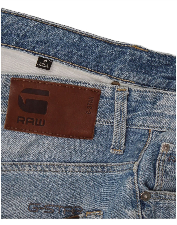 Pantaloncini di jeans G-Star da uomo 3301 W38 XL Blu
