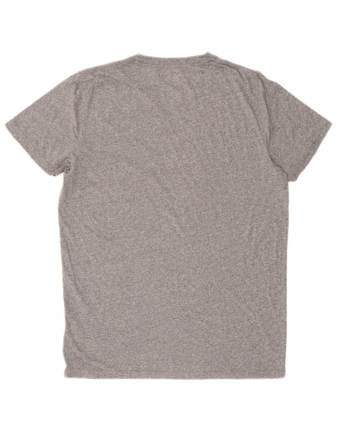 T-shirt Hollister da uomo in cotone grigio medio chiazzato