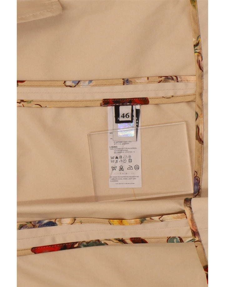 Giacca blazer a 2 bottoni da donna Dolce & Gabbana IT 46 grande classica beige