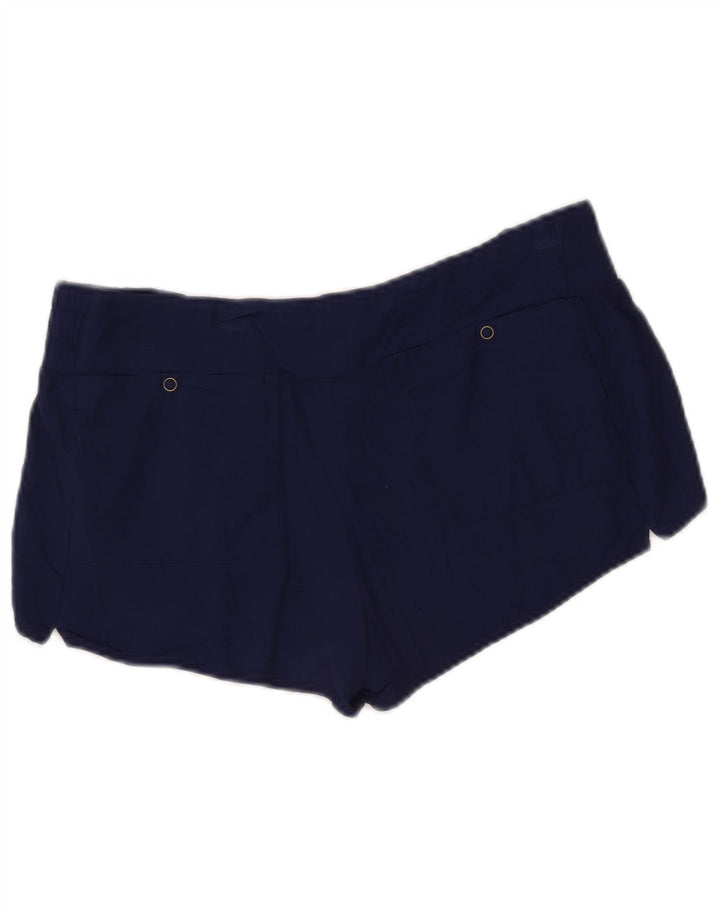 Pantaloncini sportivi Hurley da donna UK 14 medi in rayon blu navy