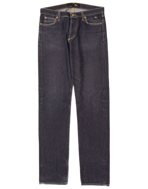 Jeans slim da donna Roy Rogers IT 46 Large W32 L34 Cotone blu navy