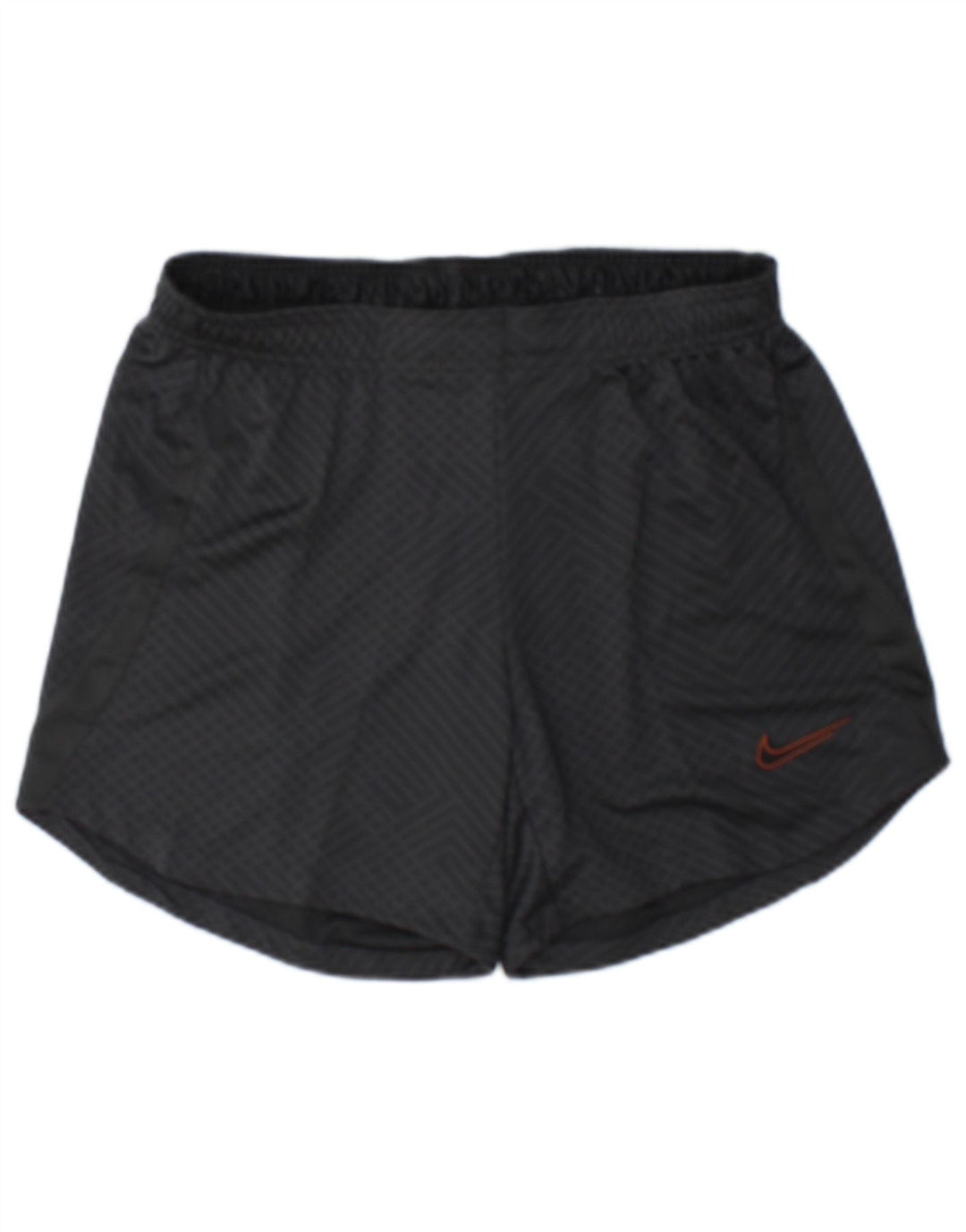 Pantaloncini sportivi Nike Dri Fit da uomo, poliestere geometrico nero medio