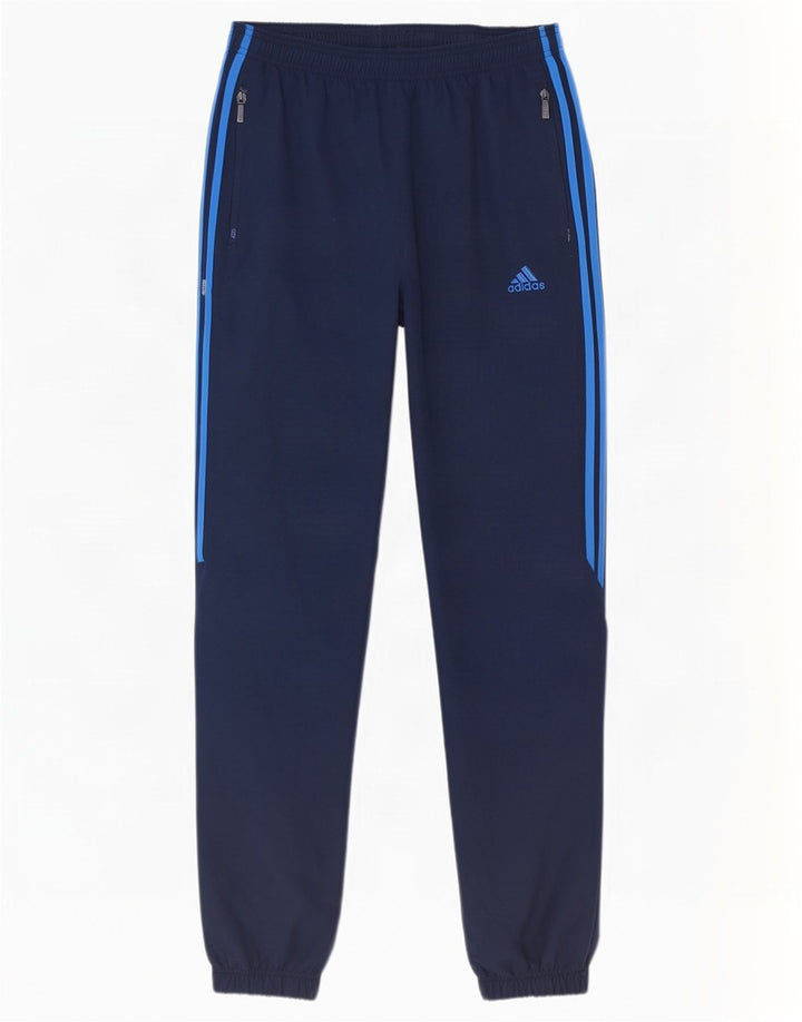 Pantaloni da tuta da uomo Adidas Joggers grandi in poliestere blu navy