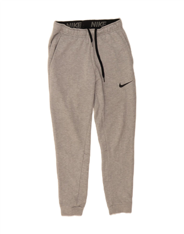 NIKE Mens Standard Fit Tracksuit Trousers Joggers Small  Grey Polyester Vintage Nike and Second-Hand Nike from Messina Hembry 