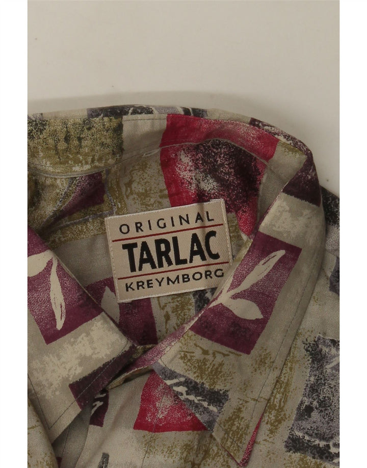 Camicia da uomo VINTAGE grande patchwork multicolore