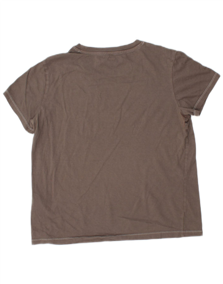 T-shirt grafica da donna Levi's Top UK 14 Cotone grigio medio