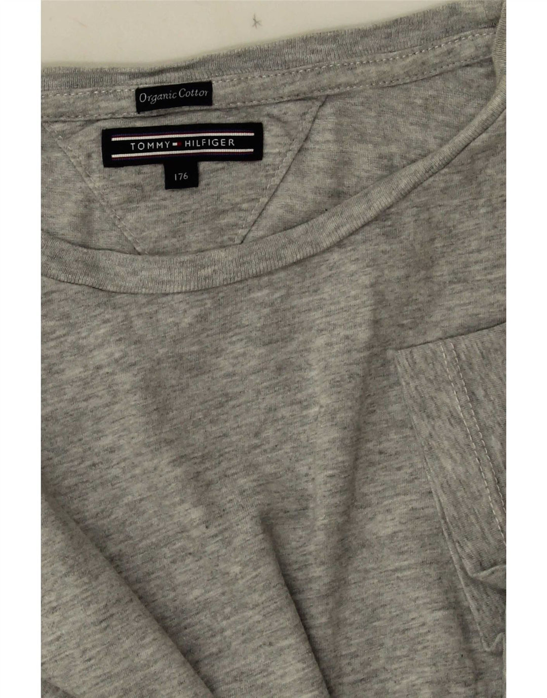 T-shirt da ragazzo Tommy Hilfiger Top 15-16 anni grigio chiazzato