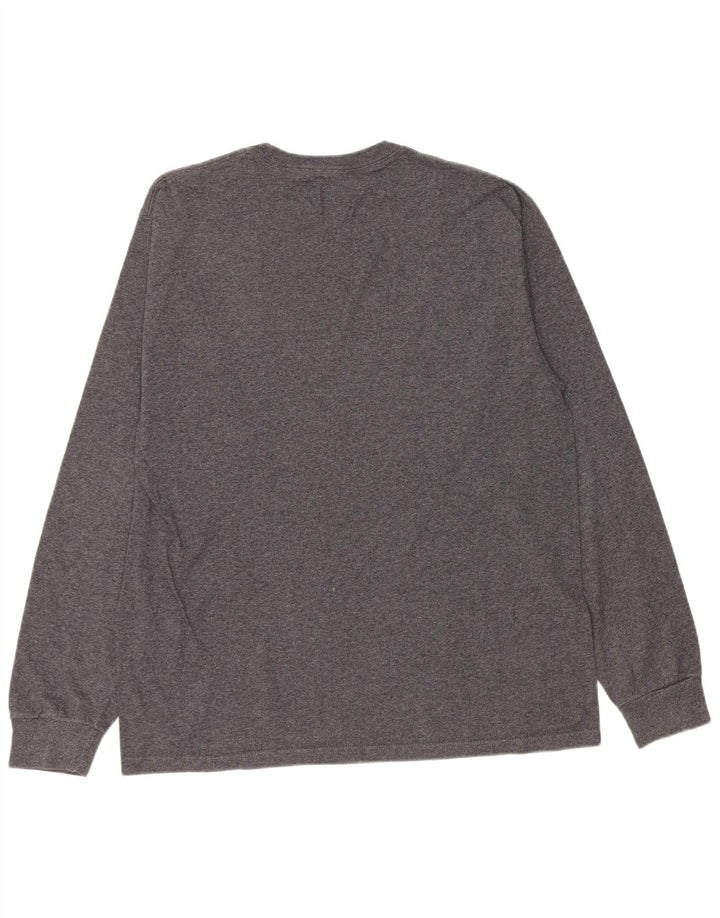 Maglia da uomo a maniche lunghe Russell Athletic Grigio medio
