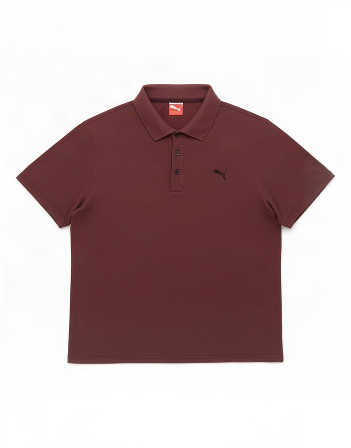 Polo Puma da uomo 2XL in cotone marrone