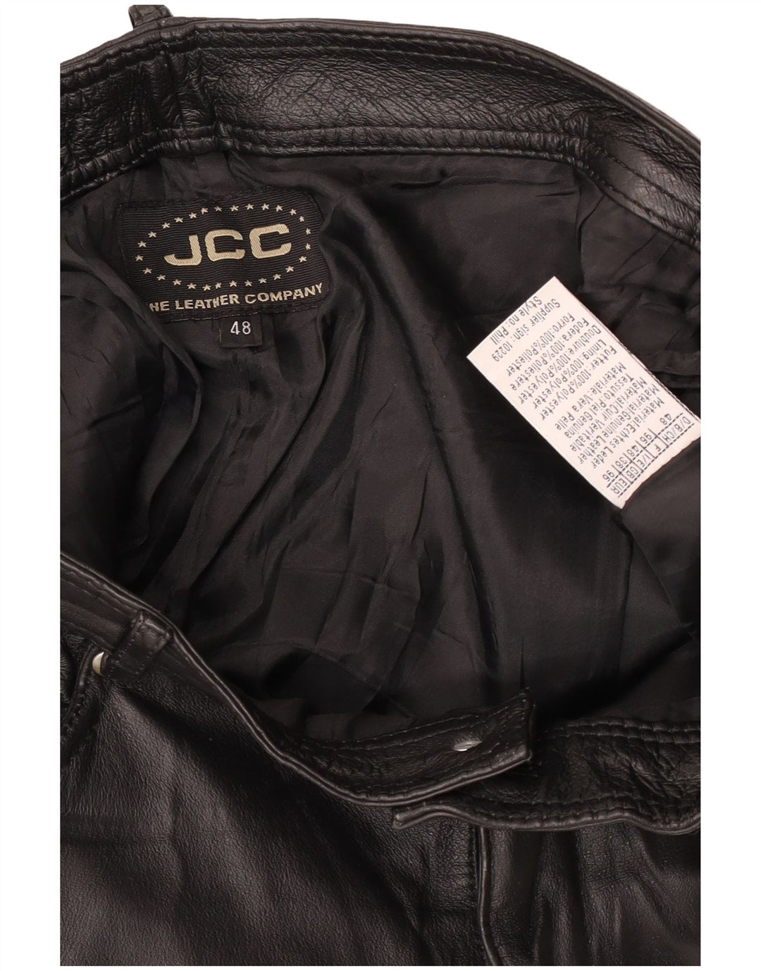 Pantaloni casual dritti da uomo JCC IT 48 medio W32 L32 neri