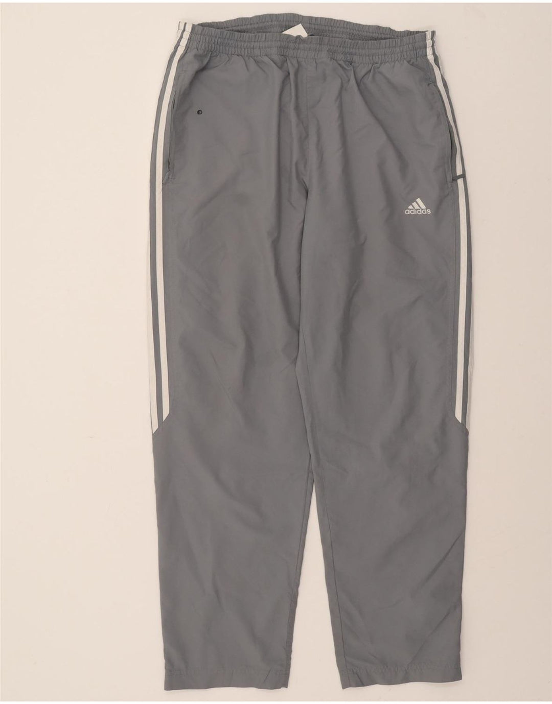 ADIDAS Mens Tracksuit Trousers UK 42/44 Large  Grey Polyester Vintage Adidas and Second-Hand Adidas from Messina Hembry 