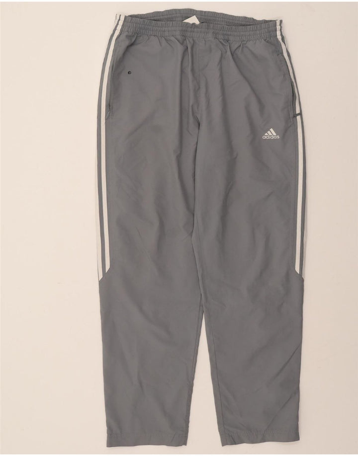 ADIDAS Mens Tracksuit Trousers UK 42/44 Large  Grey Polyester Vintage Adidas and Second-Hand Adidas from Messina Hembry 