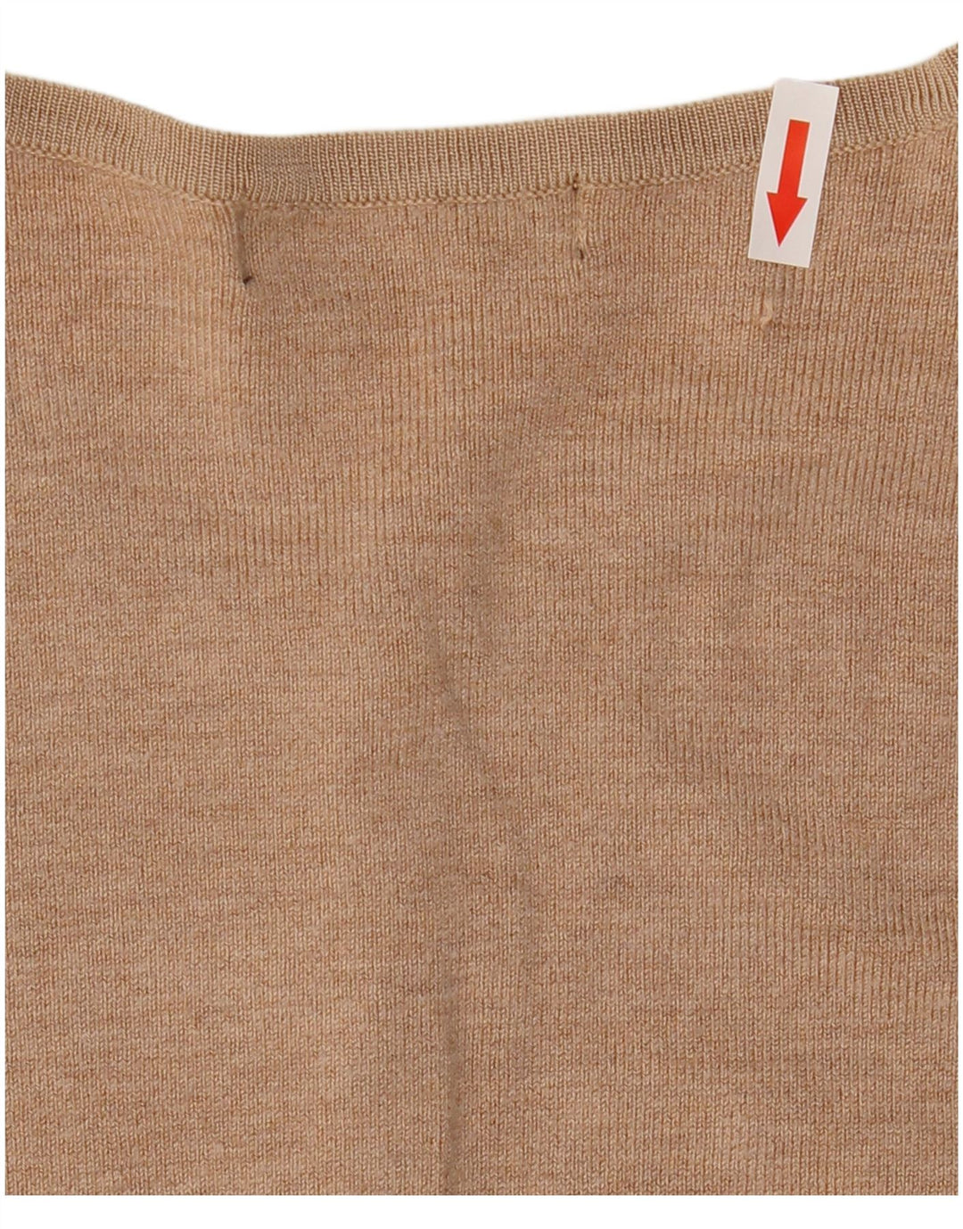 Maglione cardigan da donna Marks & Spencer UK 12 Viscosa beige medio