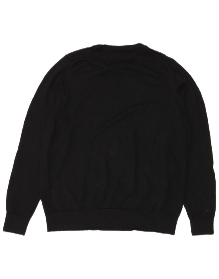 MARKS & SPENCER Maglione maglione girocollo da donna UK 20 2XL Nero