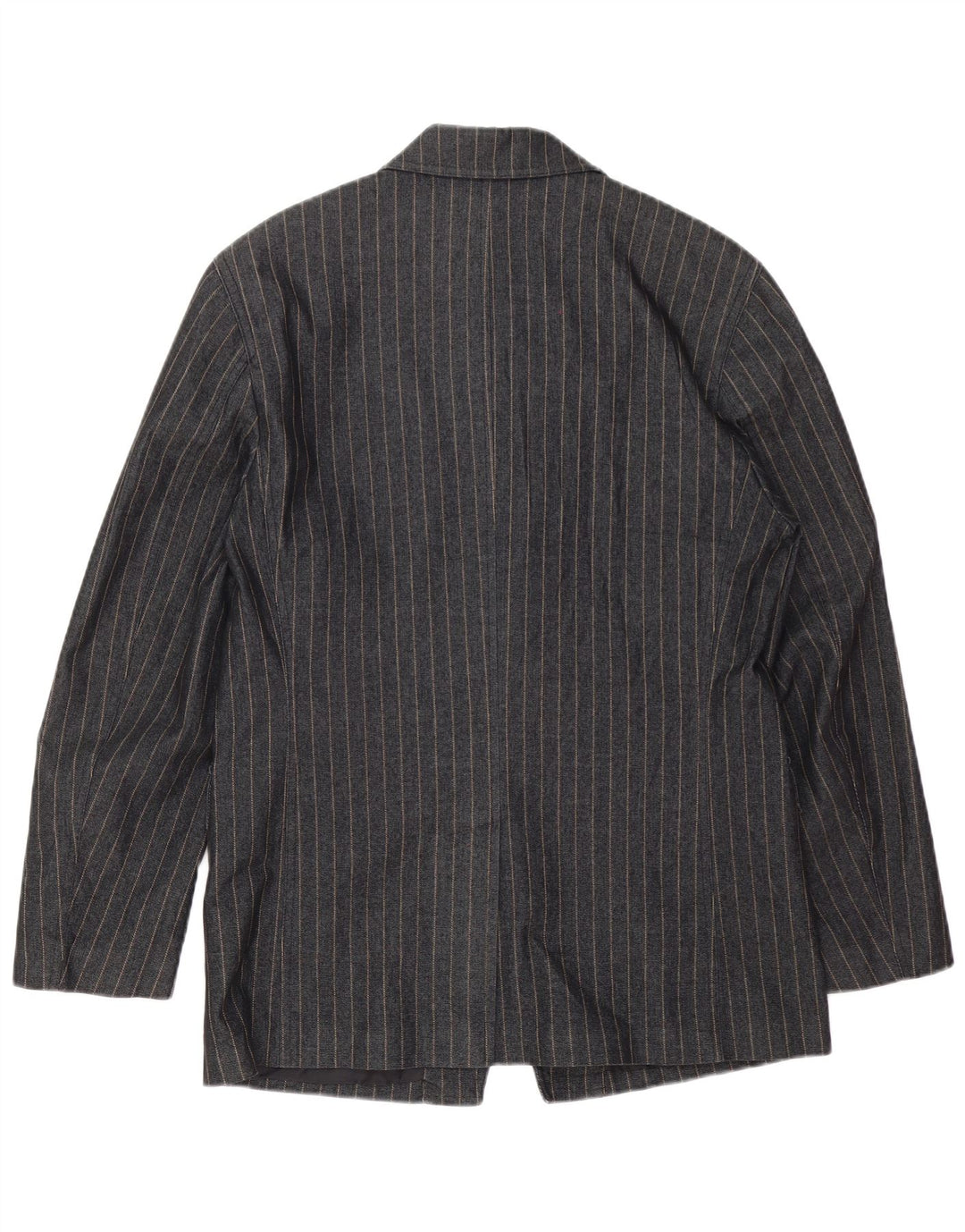 Giacca blazer da uomo Zara UK 38 Cotone a righe grigio medio