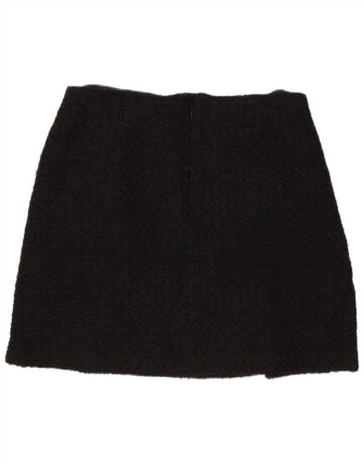 Minigonna da donna Marks & Spencer UK 14 media W32 acrilico nero