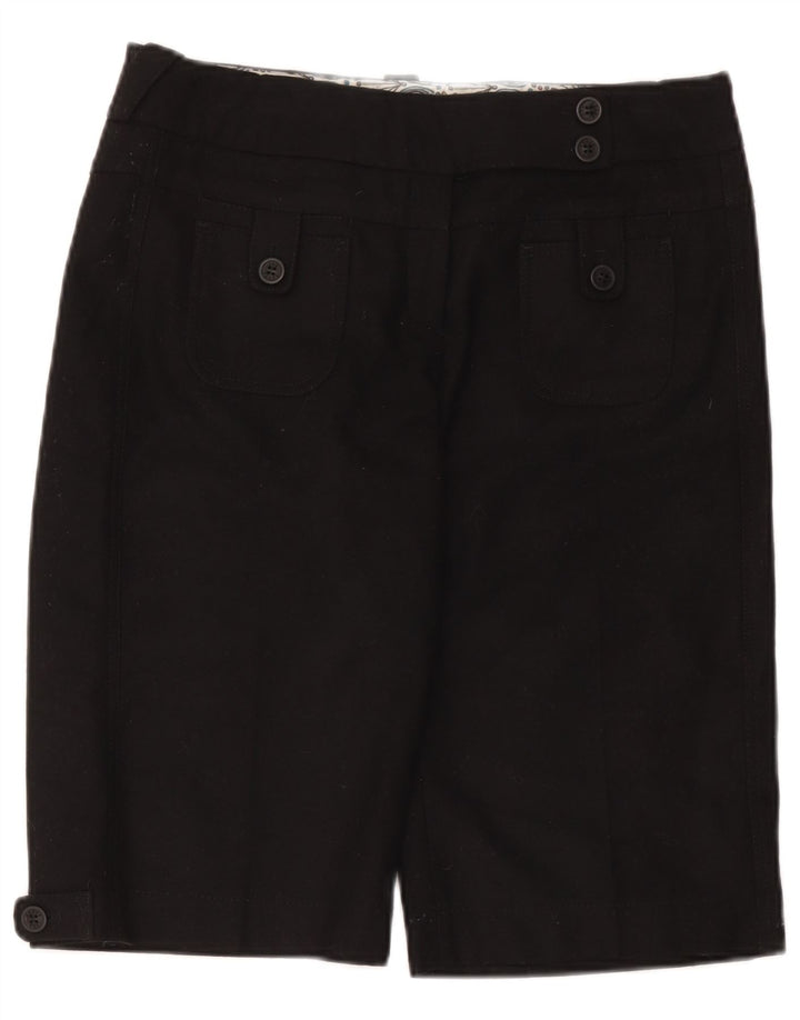 Pantaloncini casual da donna Ted Baker taglia 3 media W34 poliestere nero