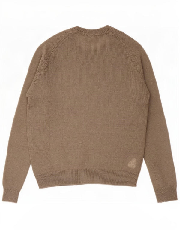 Maglione Zara da donna con scollo a barca UK 14 Acrilico kaki medio