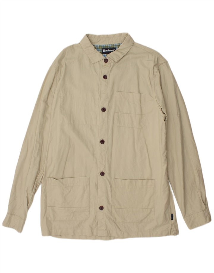 Giacca da uomo Barbour Utility UK 42 XL Cotone beige