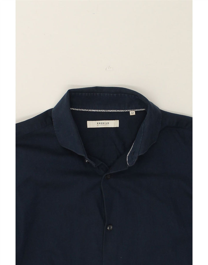 JACK & JONES Mens Shirt Medium Navy Blue Cotton | Vintage Jack & Jones | Thrift | Second-Hand Jack & Jones | Used Clothing | Messina Hembry 