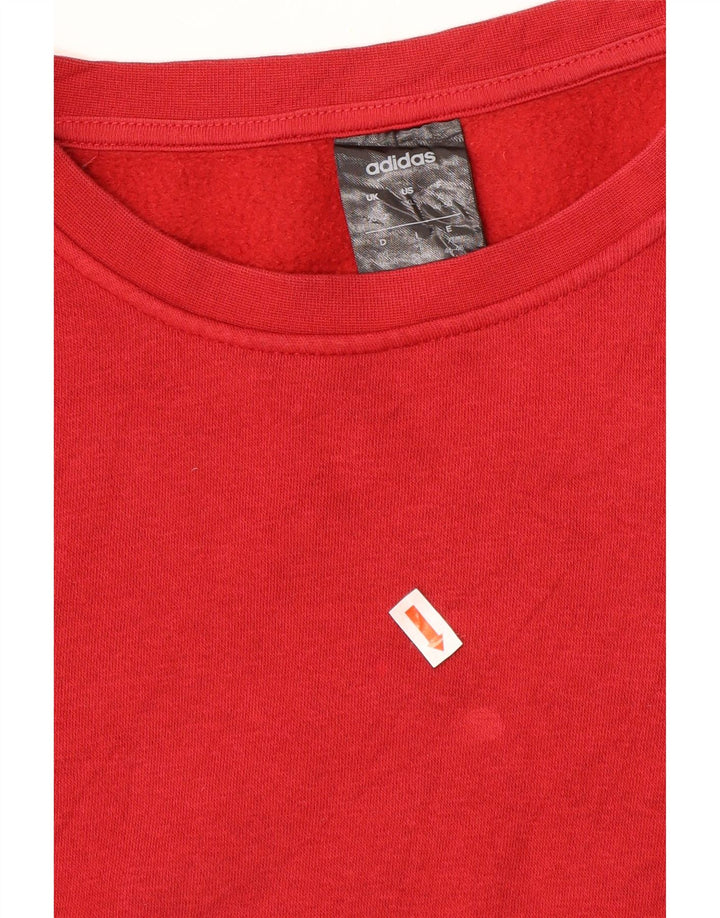 Felpa da Donna ADIDAS Maglione UK 20/22 XL Rosso