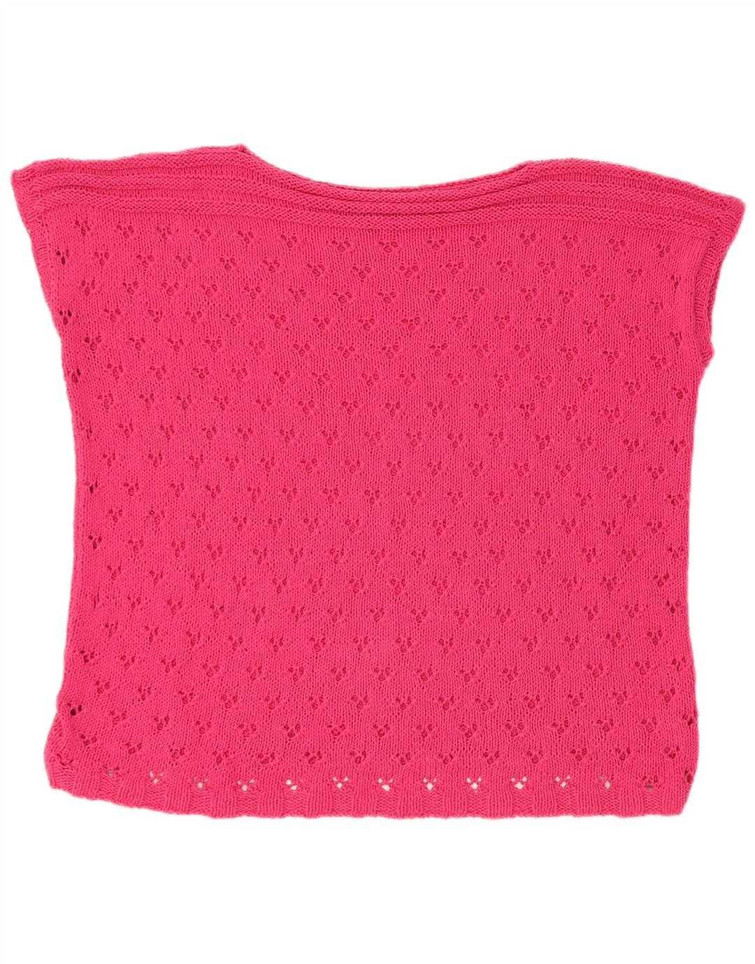 Canottiera vintage da donna UK 14 grande rosa