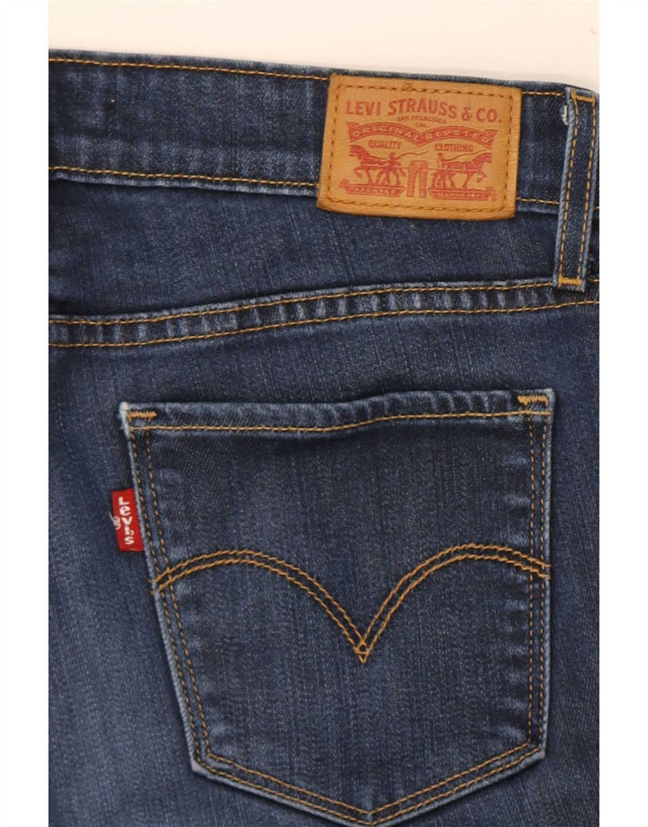 Levi's Jeans skinny 711 da donna W27 L30 Lyocell blu navy