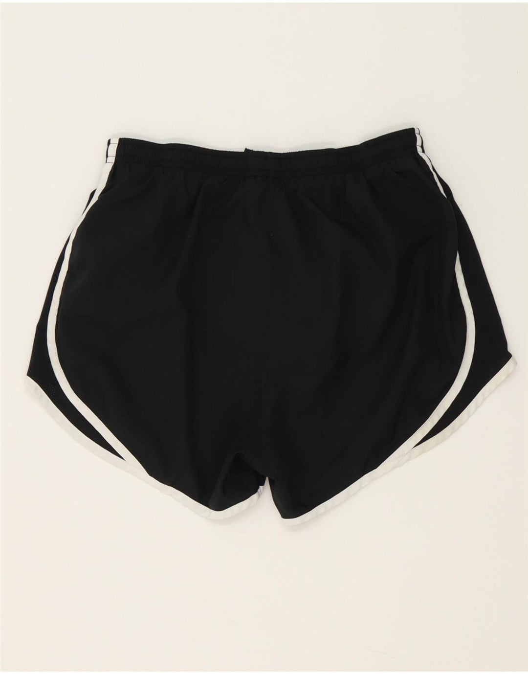 Pantaloncini sportivi Nike da donna Dri Fit UK 8 piccoli poliestere nero