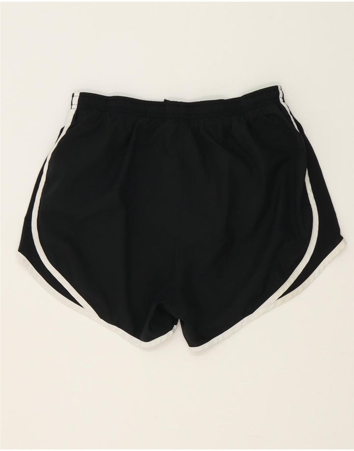 Pantaloncini sportivi Nike da donna Dri Fit UK 8 piccoli poliestere nero