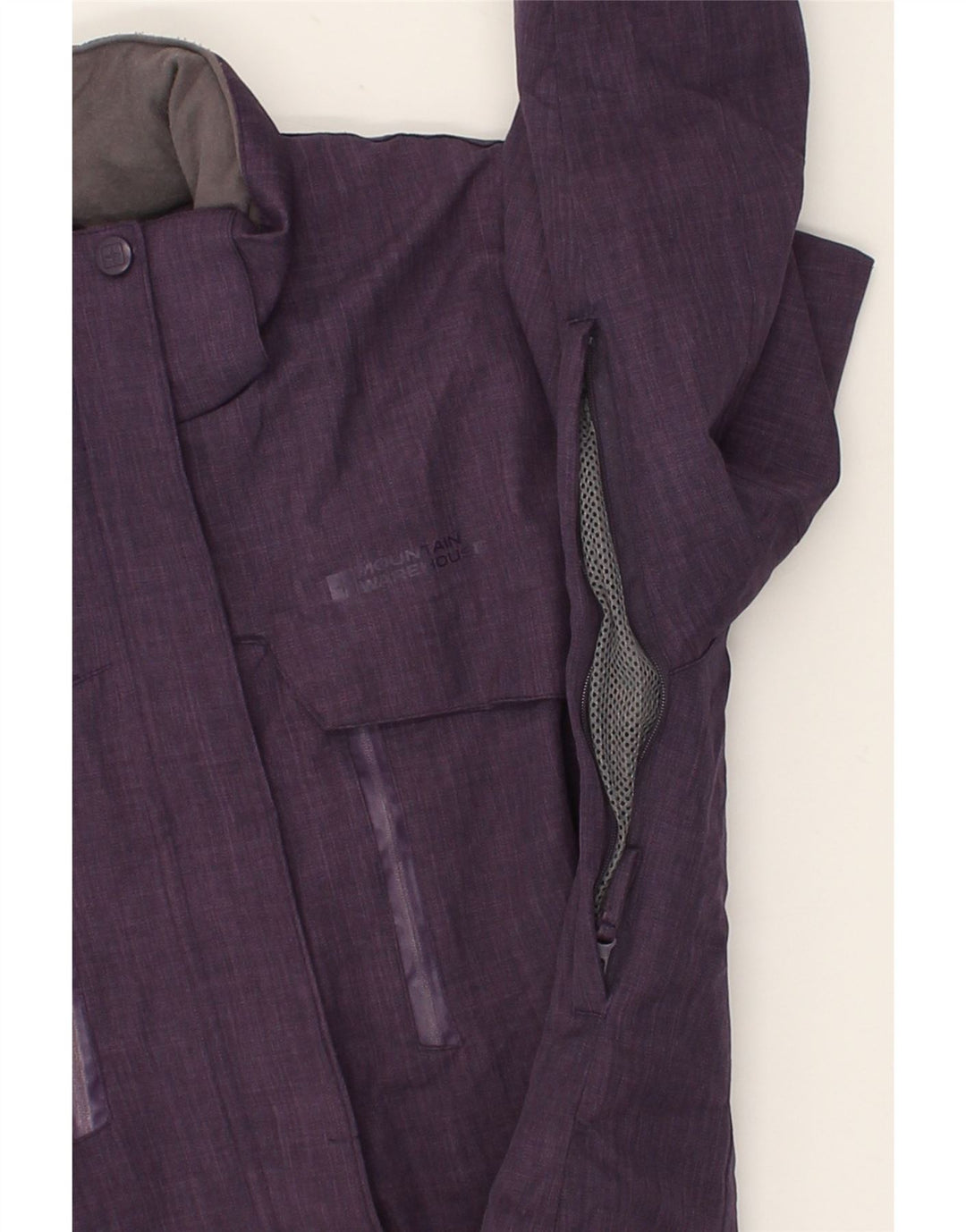 MOUNTAIN WAREHOUSE Womens Windbreaker Jacket UK 12 Medium Purple Polyester Vintage Mountain Warehouse and Second-Hand Mountain Warehouse from Messina Hembry 