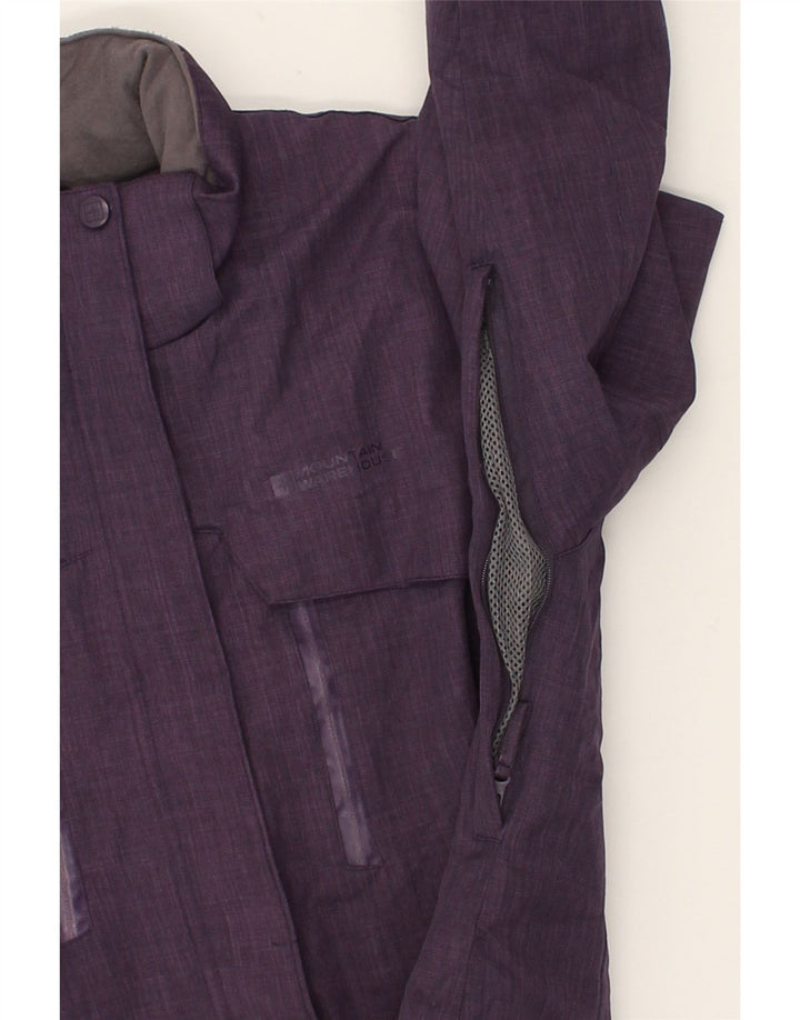 MOUNTAIN WAREHOUSE Womens Windbreaker Jacket UK 12 Medium Purple Polyester Vintage Mountain Warehouse and Second-Hand Mountain Warehouse from Messina Hembry 
