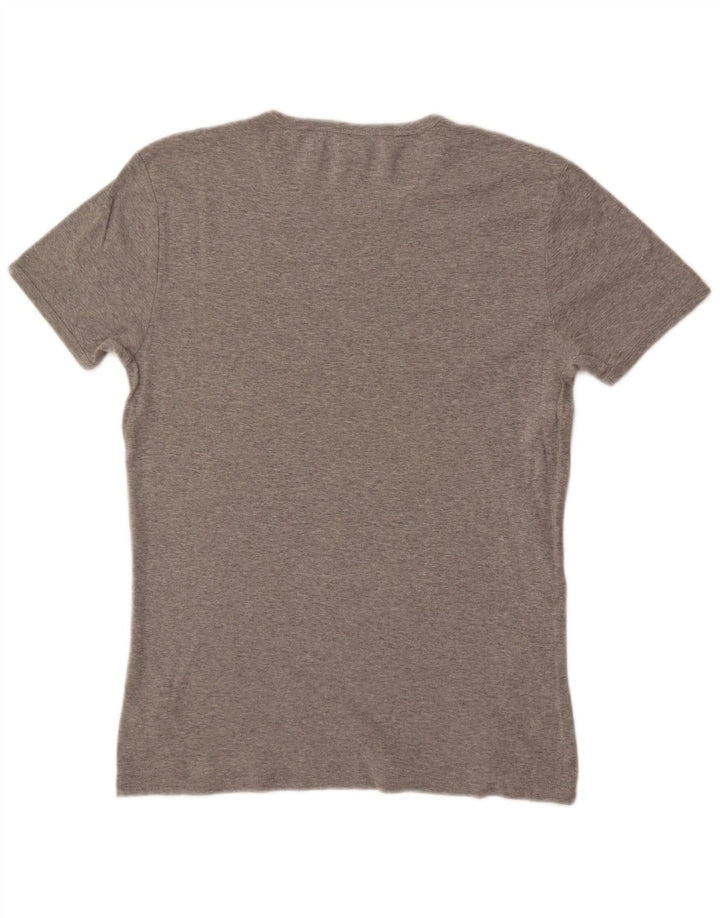 T-shirt da uomo G-Star Top grande in cotone chiazzato grigio