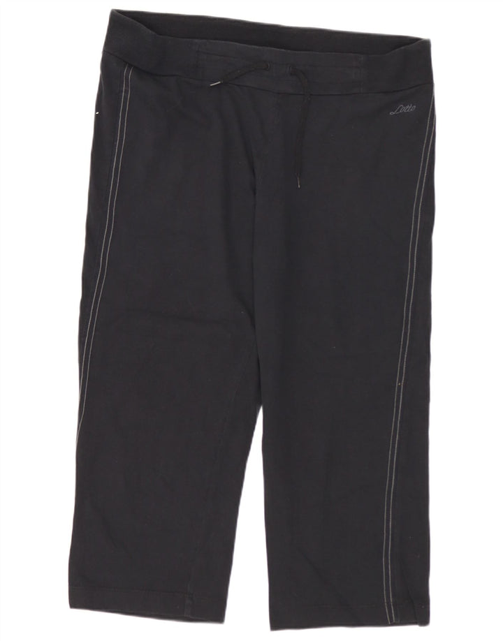 Pantaloni da tuta Capri da donna Lotto UK 14 medi neri