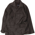 Giacca in pelle da uomo Arturo Calle UK 40 Large in pelle nera